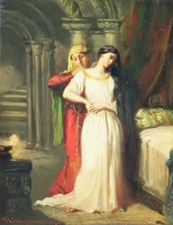Desdémone se retirant dans son lit, 1849